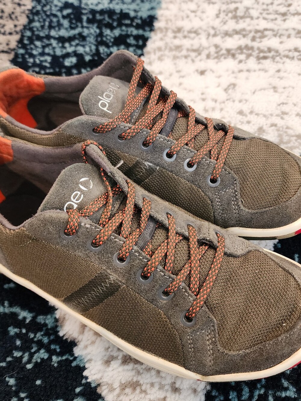 Plae Prospect Dragon Scale Sneakers Unisex Olive Gray Men's 5 Women’s 6.5